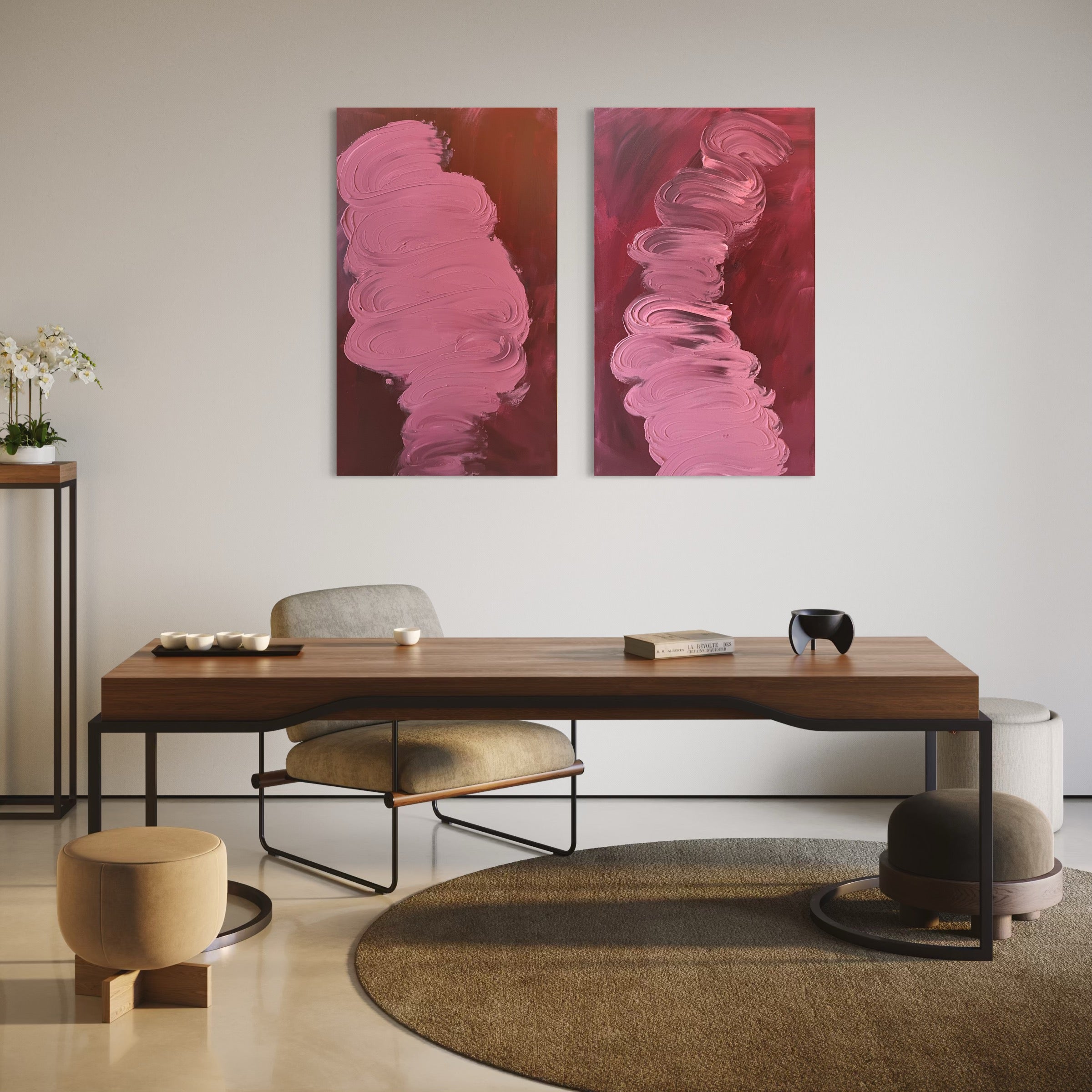 Flow Concrete İkili Set