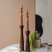 Tarçın Spiral Mum (2'li Set)